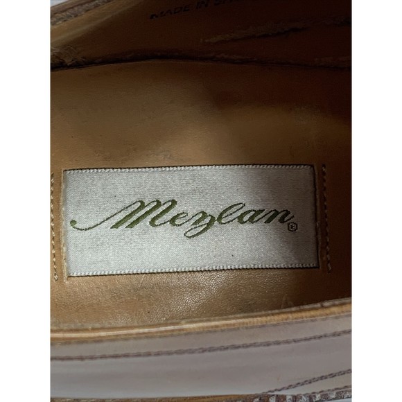 Mezlan MALTA Men’s Leather Square Toe Derby Lace Up Shoes 53911 Tan Brown 10.5M